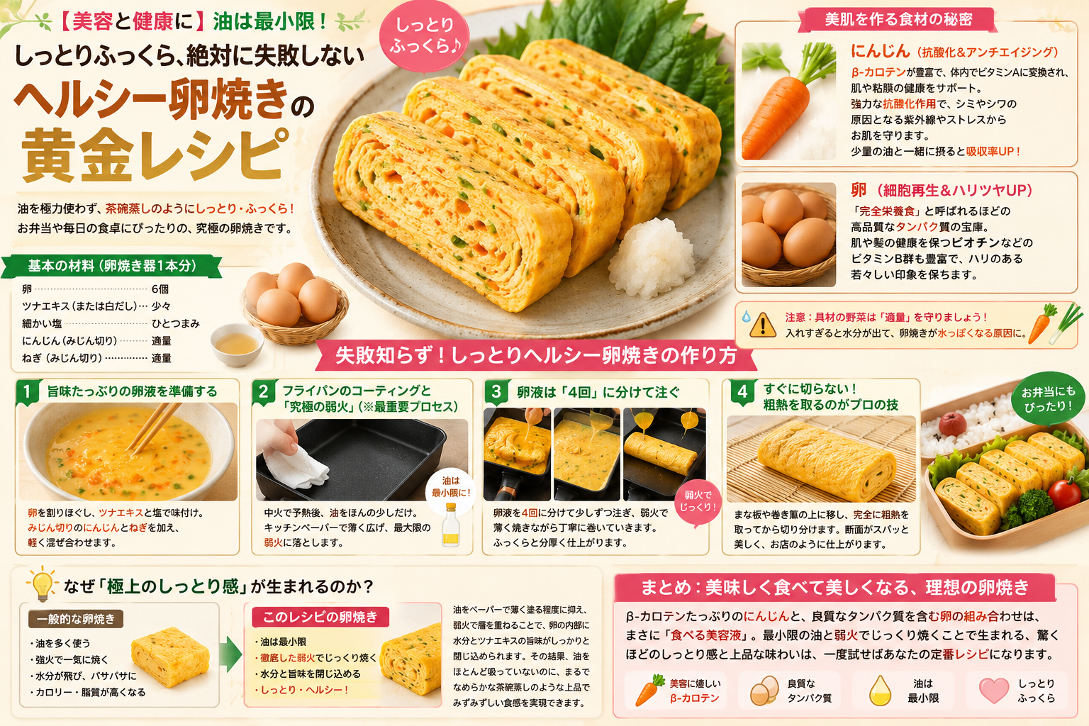 ヘルシー卵焼き
